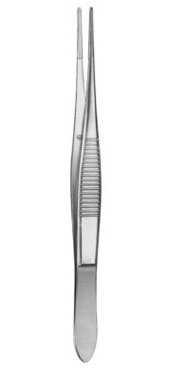 Bonaccolto Utility Forceps, serrated, broad 10 cm, Item No.: 001300