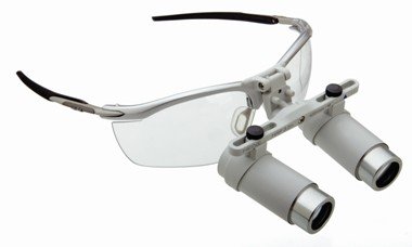 HEINE HRP® Binokularlupen-Set A mit 6x Vergrößerung, i-View und HEINE S-Frame® Brillengestell, Artikelnummer: 004050