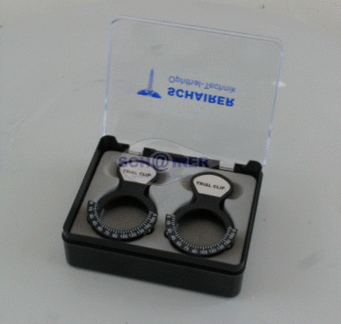 1 Paar Trial Clip Messglashalter für 38mm Messgläser, Artikelnummer: 06072012