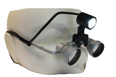 Obrira HIGH LED, LED-Universal- Beleuchtungssystem für Lupenbrillen, NEU, Artikelnummer: 21022013-2