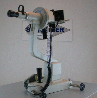 JAVAL-SCHIOTZ Ophthalmometer Topcon OMTE-1 with sagital radius measurement, pre-owned, fine condition, Item No.: 17052013-7