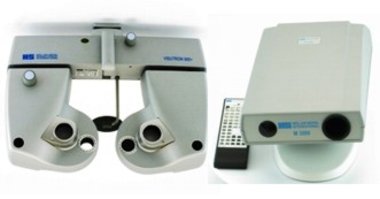 Autom. Phoropter Möller Wedel / Haag-Streit Visutron 900 TOUCH incl. + incl. prism compensators, inclusive new chart projector M-3000, NEW, Item No.: 17102014
