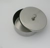 Storage tray, ø 120 mm, 50mm high, stainless steel, made in Germany