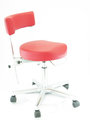 Anatomic Doctor´s work chair, red, made in Germany by Greiner, NEW!